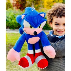 Sonic sonic Hedgehedgehog Superhero Cotton Large 52cm Blue Red (Blue)