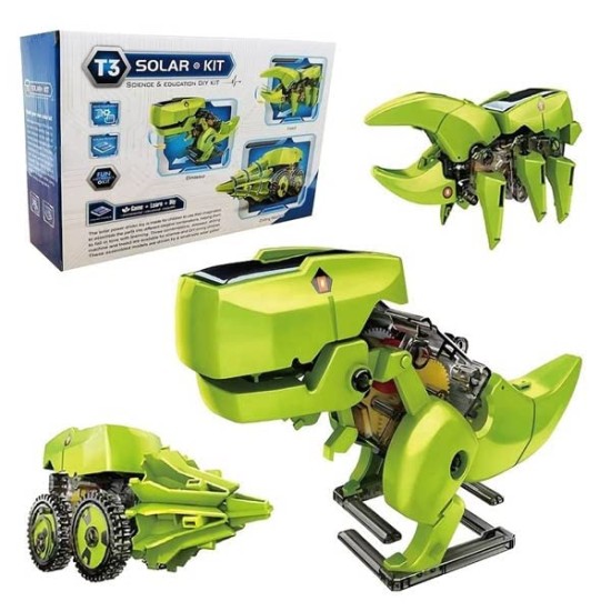 Kids Solar 3 In 1 Solar Energy Dinosaur Robotic Kit Kids Solar 3 In 1 Solar Energy Dinosaur Robotic Kit