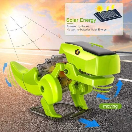 Kids Solar 3 In 1 Solar Energy Dinosaur Robotic Kit Kids Solar 3 In 1 Solar Energy Dinosaur Robotic Kit