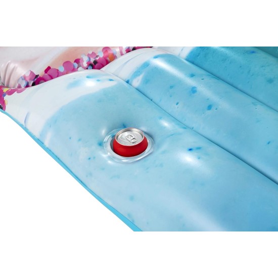 Bestway 6'1'' x 39''/1.85m x 99cm Magical Milkshake Lounge Bestway 6'1'' x 39''/1.85m x 99cm Magical Milkshake Lounge