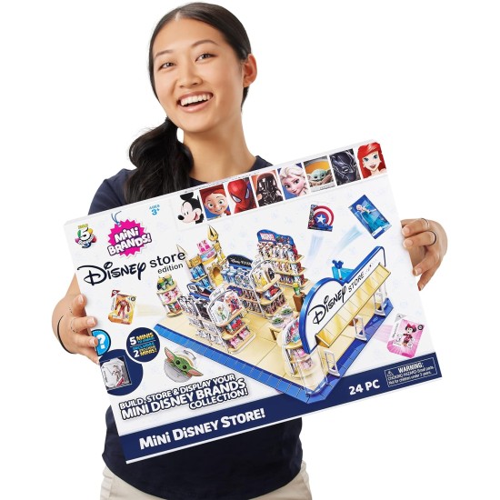 Mini Brands S001-5 Surprise-Disney Store Mini Brands-Series 1 Mini Disney Store Playset International,Bulk,6Pcs,No Inner,Std Color Mini Brands S001-5 Surprise-Disney Store Mini Brands-Series 1 Mini Disney Store Playset International,Bulk,6Pcs,No Inner,Std Color