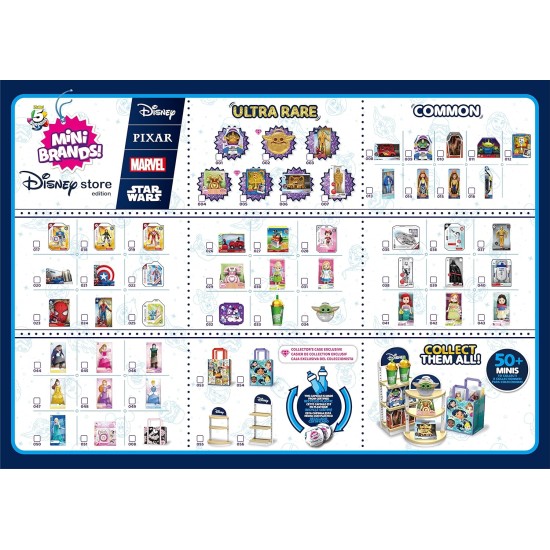 Mini Brands S001-5 Surprise-Disney Store Mini Brands-Series 1 Mini Disney Store Playset International,Bulk,6Pcs,No Inner,Std Color Mini Brands S001-5 Surprise-Disney Store Mini Brands-Series 1 Mini Disney Store Playset International,Bulk,6Pcs,No Inner,Std Color