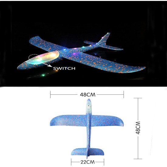 AYEBIA Foam Airplanes,Flying Glider Plane Toys for Kids 3 4 5 6-12 Years Old Boys Girls, Throwing Foam Airplane Gifts for Outdoor, Garden Games (SET OF 3) AYEBIA Foam Airplanes,Flying Glider Plane Toys for Kids 3 4 5 6-12 Years Old Boys Girls, Throwing Foam Airplane Gifts for Outdoor, Garden Games (SET OF 3)