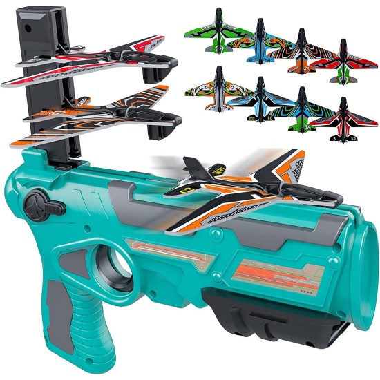 Airplane Toy for 4 5 6 Year Old Kids,Catapult Airplane Toy for 4-8 Year Old Boys,One-Click Ejection Airplane with 8 Pcs Glider Plane,Outdoor Toys for 4-8 Years Old Boys,Birthday Gifts for 4-8 Year Old Airplane Toy for 4 5 6 Year Old Kids,Catapult Airplane Toy for 4-8 Year Old Boys,One-Click Ejection Airplane with 8 Pcs Glider Plane,Outdoor Toys for 4-8 Years Old Boys,Birthday Gifts for 4-8 Year Old