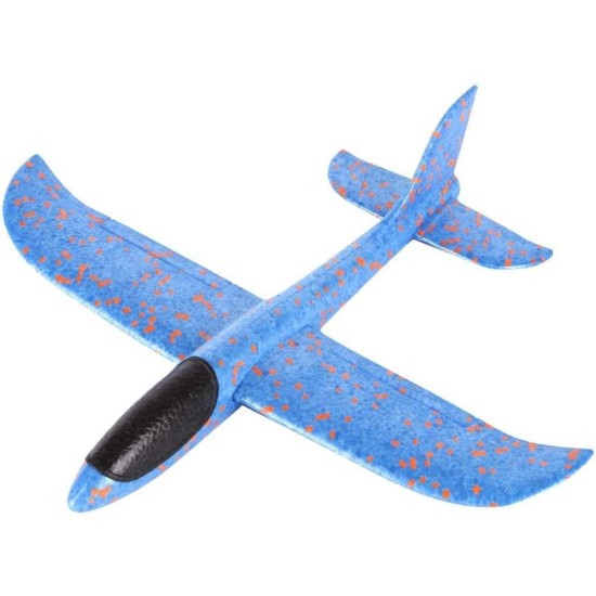 BOLIZ Throwing Airplane Toy - EPO Foam Super Durable 18.9 inches Hand Glider (Blue) BOLIZ Throwing Airplane Toy - EPO Foam Super Durable 18.9 inches Hand Glider (Blue)