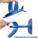 BOLIZ Throwing Airplane Toy - EPO Foam Super Durable 18.9 inches Hand Glider (Blue) BOLIZ Throwing Airplane Toy - EPO Foam Super Durable 18.9 inches Hand Glider (Blue)