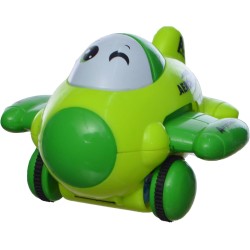 GTG TOYS/74 Squeeze Mobile Airplane Toy - Green