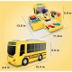 Fantastic-Kids-Toys School Bus Toy with Sound and Light Simulation Steering Wheel, Musical School Bus Toy for Toddlers, Multifunctional Educational Bus Driving Educational Toy, Preschool Gift Fantastic-Kids-Toys School Bus Toy with Sound and Light Simulation Steering Wheel, Musical School Bus Toy for Toddlers, Multifunctional Educational Bus Driving Educational Toy, Preschool Gift
