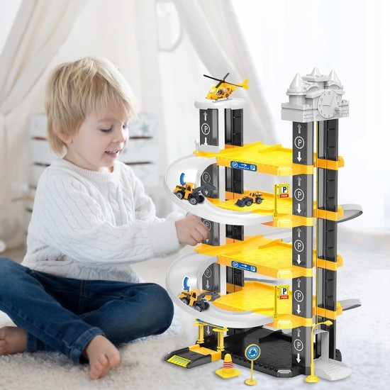 COVTOY Garage Toy Set for Kids, Toys Parking Fun Gifts 4-8 Years Old, Race Car Ramp Track Toy for 5 6 7 Year Old, Five-Story Parking Playset for Boys 4-8 Years Old COVTOY Garage Toy Set for Kids, Toys Parking Fun Gifts 4-8 Years Old, Race Car Ramp Track Toy for 5 6 7 Year Old, Five-Story Parking Playset for Boys 4-8 Years Old