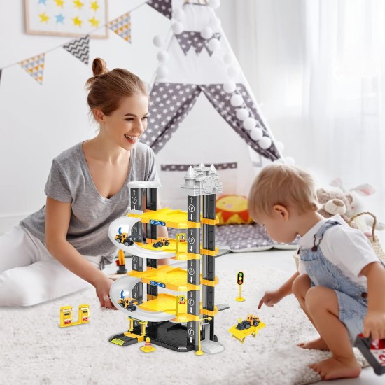 COVTOY Garage Toy Set for Kids, Toys Parking Fun Gifts 4-8 Years Old, Race Car Ramp Track Toy for 5 6 7 Year Old, Five-Story Parking Playset for Boys 4-8 Years Old COVTOY Garage Toy Set for Kids, Toys Parking Fun Gifts 4-8 Years Old, Race Car Ramp Track Toy for 5 6 7 Year Old, Five-Story Parking Playset for Boys 4-8 Years Old