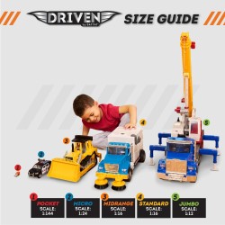 Driven by Battat WH1125Z PULL-BACK RACE CARS BLISTER PACK