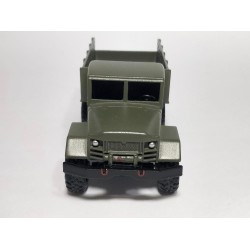 Miniature Maquette Full Metal Army Transport Car Model + Gift - 1/64-12 cm - Green