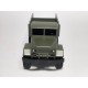 Miniature Maquette Full Metal Army Transport Car Model + Gift - 1/64-12 cm - Green