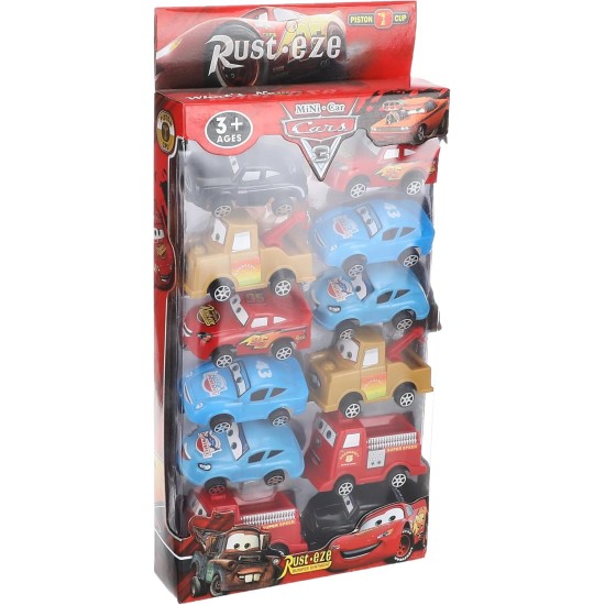 Other Generic Set of 12 super star racing super power cars for kids - boys, multi color Other Generic Set of 12 super star racing super power cars for kids - boys, multi color