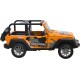 Plastic Car Toy Orange and Black