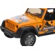 Plastic Car Toy Orange and Black