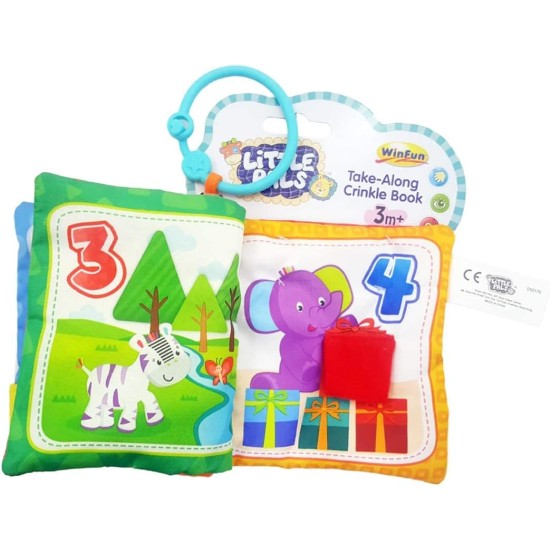 Winfun children's book soft textures for transport (tachan 7300176) - assorted colour/model Winfun children's book soft textures for transport (tachan 7300176) - assorted colour/model