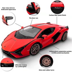 rastar r/c 1:14 lamborghini sian open door by hand 97700