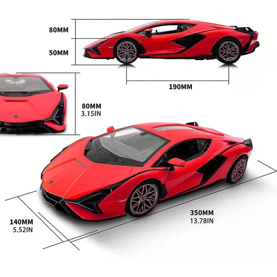 rastar r/c 1:14 lamborghini sian open door by hand 97700