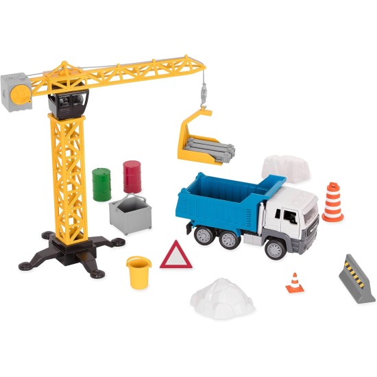 Driven by Battat CONSTRUCTION CRANE PLAY SET Driven by Battat CONSTRUCTION CRANE PLAY SET