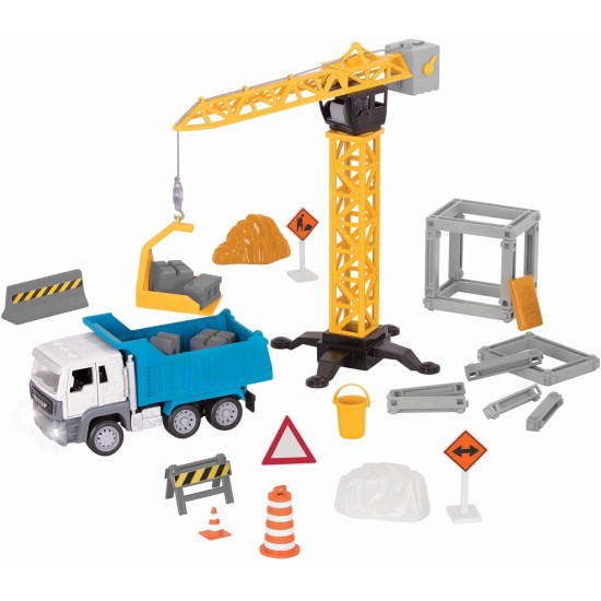 Driven by Battat CONSTRUCTION CRANE PLAY SET Driven by Battat CONSTRUCTION CRANE PLAY SET