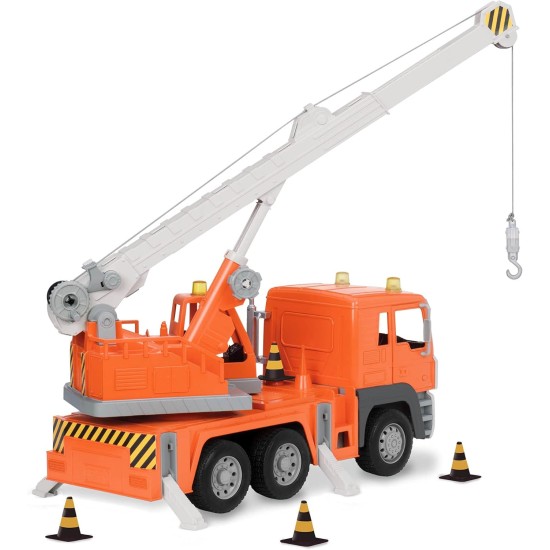 Driven by Battat CRANE TRUCK on platform (Light & Sound) Driven by Battat CRANE TRUCK on platform (Light & Sound)