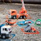 Driven by Battat CRANE TRUCK on platform (Light & Sound) Driven by Battat CRANE TRUCK on platform (Light & Sound)
