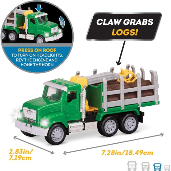 Driven by Battat DRIVEN – Logging Truck – Micro Series Driven by Battat DRIVEN – Logging Truck – Micro Series