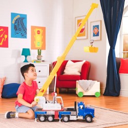Driven by Battat Truck with Movable Parts Street Sweeper