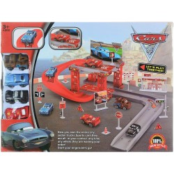 Cars 2 Race Track 4 cars,multi color