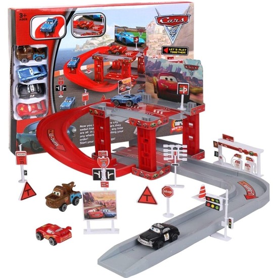 Cars Parking track box with Cars Cars Parking track box with Cars