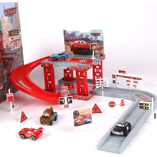 Cars Parking track box with Cars Cars Parking track box with Cars