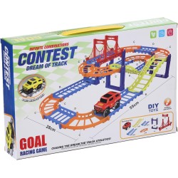Generic Car track toy infinite combinations contest dream of track for kids