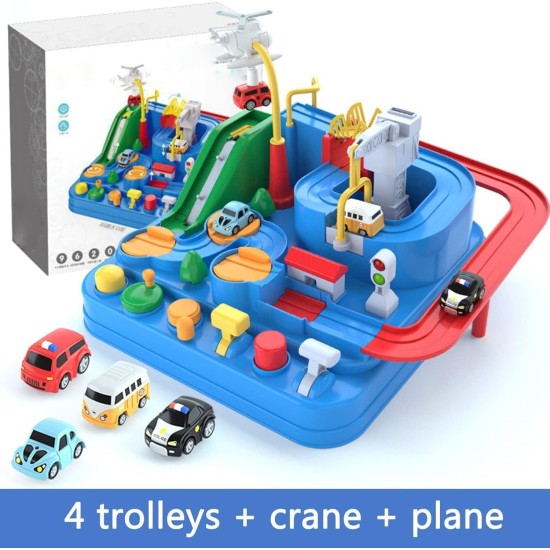 SKEIDO Car Adventure Toys, City Rescue Preschool Educational Toy Vehicle, Parent-Child Interactive Train Toy, Puzzle Car Race Tracks Parking Playsets for 3-8 Year Old Toddlers Boys Girls SKEIDO Car Adventure Toys, City Rescue Preschool Educational Toy Vehicle, Parent-Child Interactive Train Toy, Puzzle Car Race Tracks Parking Playsets for 3-8 Year Old Toddlers Boys Girls
