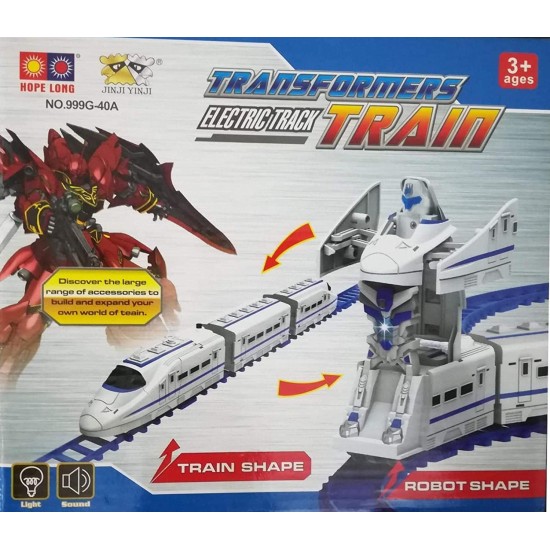 Generic Transformers Electric Track Train 2in1 Set With Light And Sound Toy For kids Generic Transformers Electric Track Train 2in1 Set With Light And Sound Toy For kids