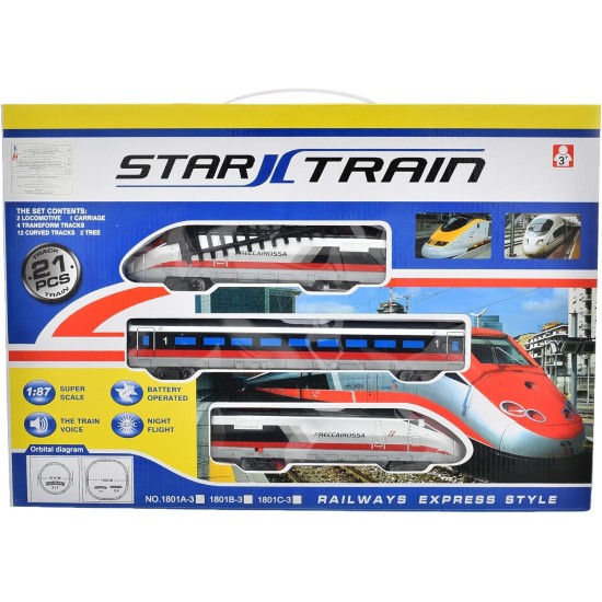 High Quality Express train with 3 cars For Kids, Gift,fun and entertainment - Multi Color High Quality Express train with 3 cars For Kids, Gift,fun and entertainment - Multi Color