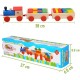 Wooden Educational Shape Recognition Geometric Train Block Puzzle Toys Blocks Wooden Educational Shape Recognition Geometric Train Block Puzzle Toys Blocks