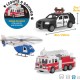 DRIVEN Emergency Vehicle Toy Set (3) DRIVEN Emergency Vehicle Toy Set (3)