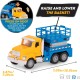 Driven by Battat Micro Scissor Lift Truck with Movable Basket, Light & Sound Effects for Kids Aged 3+ ,Yellow/Blue,WH1074Z Driven by Battat Micro Scissor Lift Truck with Movable Basket, Light & Sound Effects for Kids Aged 3+ ,Yellow/Blue,WH1074Z