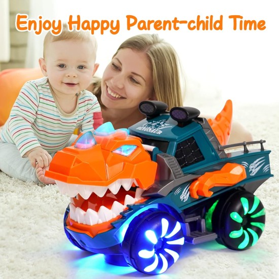 KidsMind Dinosaur Monster Truck for Baby Boy Music and Light Up Toy for Toddlers 1-3,Battery Powered Dino Trucks Toy for 2 3 4 Year Old Boys Birthday Party Gift KidsMind Dinosaur Monster Truck for Baby Boy Music and Light Up Toy for Toddlers 1-3,Battery Powered Dino Trucks Toy for 2 3 4 Year Old Boys Birthday Party Gift