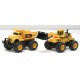 New Bright 5" B/O 4XFOURS CONSTRUCTION VEHICLES TWIN PACK WITH TRAILER Package Size (cm): 31 x 11 x 16 New Bright 5" B/O 4XFOURS CONSTRUCTION VEHICLES TWIN PACK WITH TRAILER Package Size (cm): 31 x 11 x 16