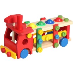 iLearn The wooden meccano truck toy