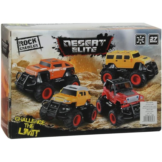 Chao Yue Toys S-1066 Desert Elite RC Truck - Black Red