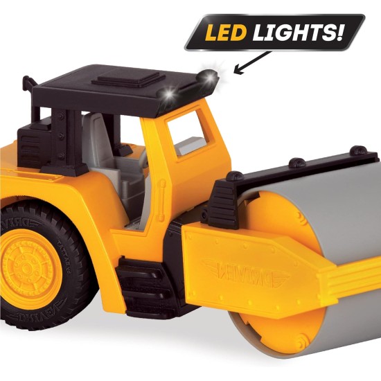 Driven by Battat Micro Steam Heavy-Duty Roller, Light, and Sound – Trucks and Construction Toys Driven by Battat Micro Steam Heavy-Duty Roller, Light, and Sound – Trucks and Construction Toys