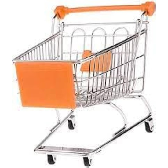 Mini Shopping Cart Miniature Supermarket Handcart Shopping Utility Cart Storage Toy for Kids - large size Mini Shopping Cart Miniature Supermarket Handcart Shopping Utility Cart Storage Toy for Kids - large size
