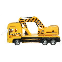 Tian Fa Big Crane Truck With Remote For Boys, Yellow