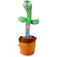 VOLTPULSE Dancing Talking Cactus Toys, Singing Mimicking Recording Repeating What You Say, Electronic Light Up Plush Toys VOLTPULSE Dancing Talking Cactus Toys, Singing Mimicking Recording Repeating What You Say, Electronic Light Up Plush Toys