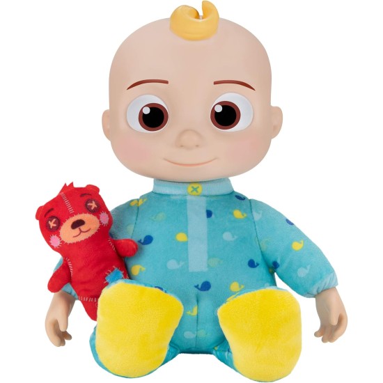 CoComelon Musical JJ Plush Doll - Press Tummy to Sing Bedtime Song Clips - Includes Feature and Small Pillow Plush Teddy Bears CoComelon Musical JJ Plush Doll - Press Tummy to Sing Bedtime Song Clips - Includes Feature and Small Pillow Plush Teddy Bears