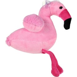 Hayahtoys- دبدوب قطيفة على شكل طائر الفلامنجو المبتكر/Creative Flamingo Animal Bird Stuffed Doll Cushion Toy