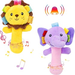 Soft Plush Animals Stuffed Toy (Multi Colors) - Different Shapes